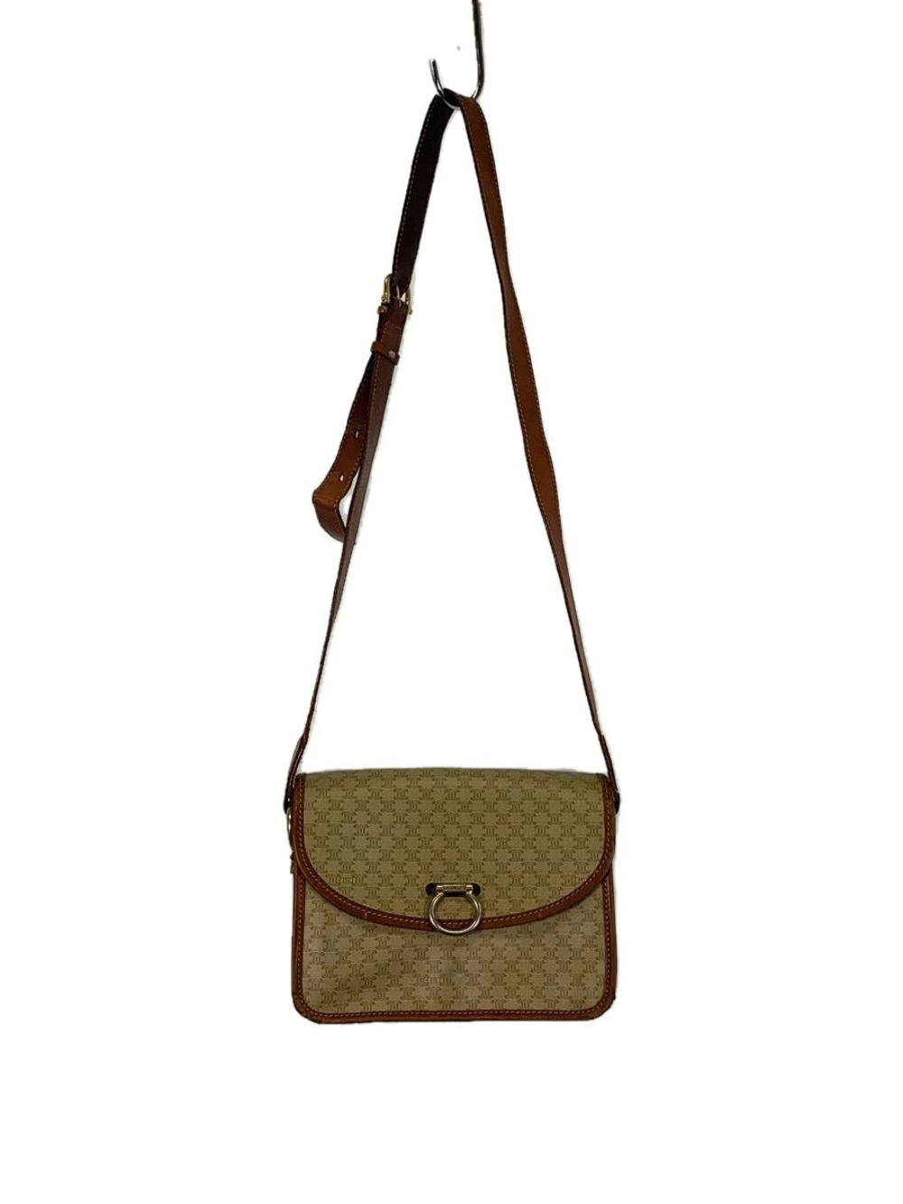 Celine Shoulder Macadam Bag Beige All over